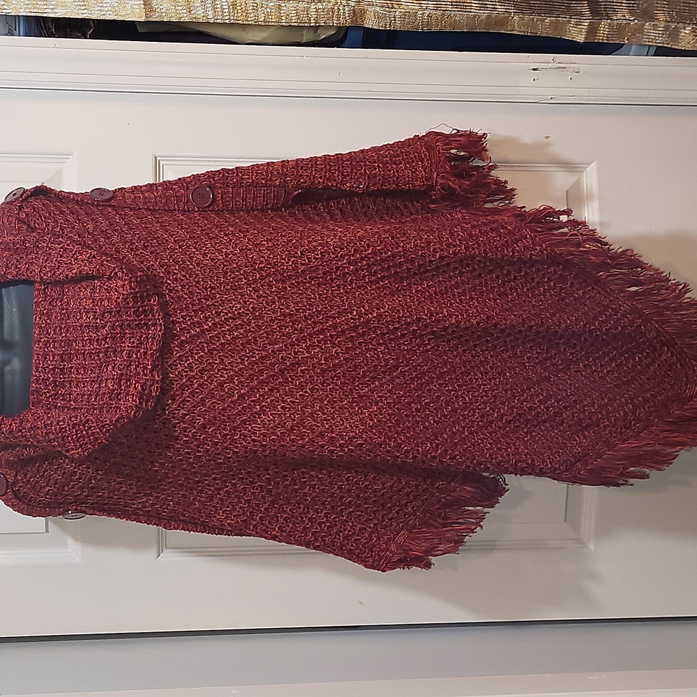 Knit Poncho 3x Never Worn.
